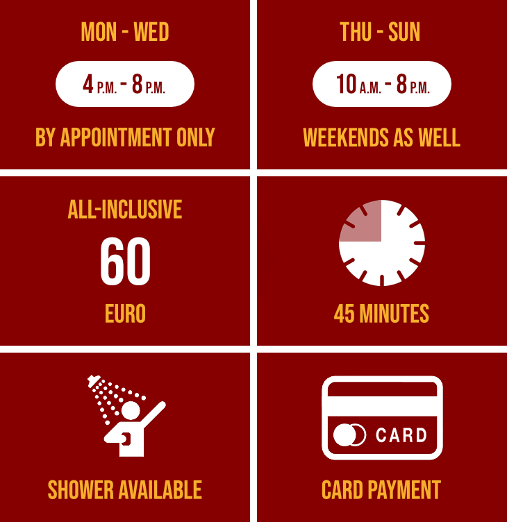 Pictogram Massage Service EN